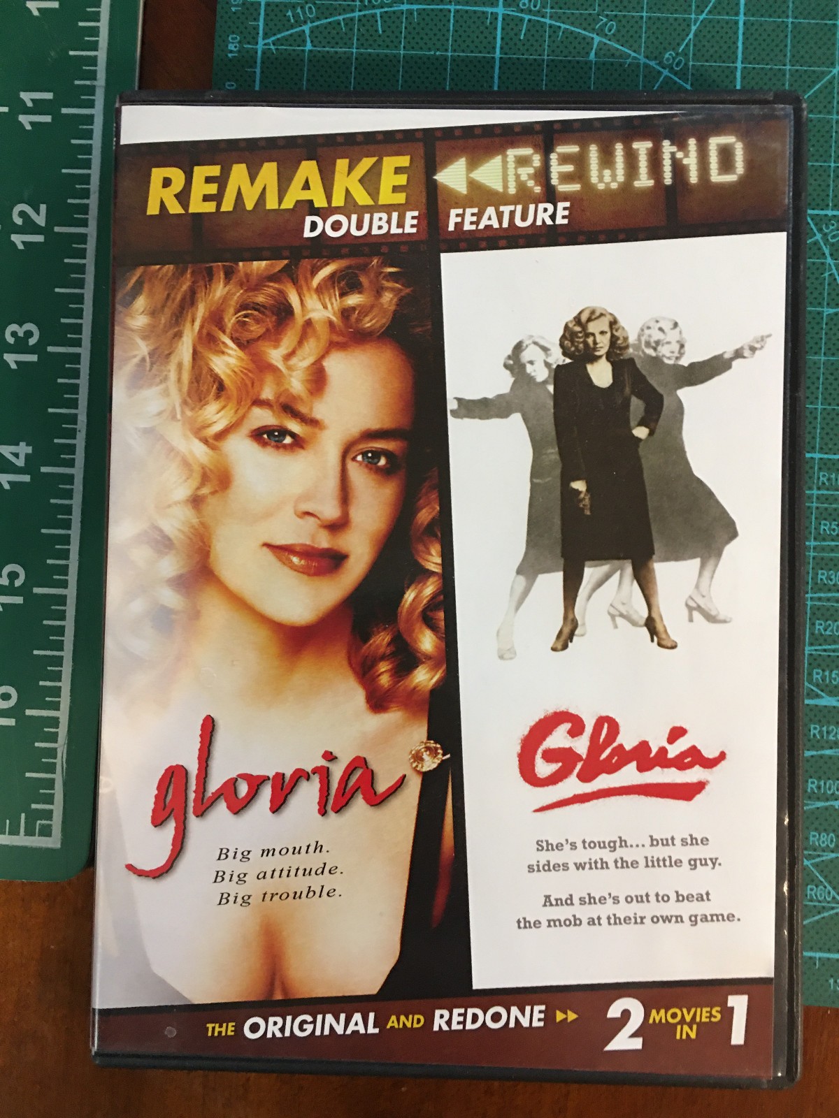 Gloria 1980 / 1999 DVD Remake Rewind Double Feature Gena Rowlands, Sharon Stone