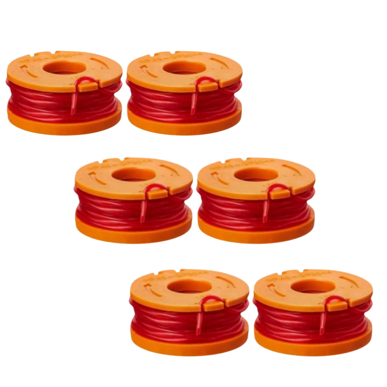 6/12pk WA0010 String Trimmer Spool Line For WORX Grass Trimmer/ Weed Edger, 10ft
