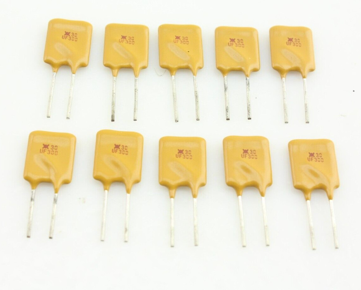 New Qty 10 Littlefuse RUEF300 UF300 3A 3000mA 30V X30 PPTC PolySwitch Resettable
