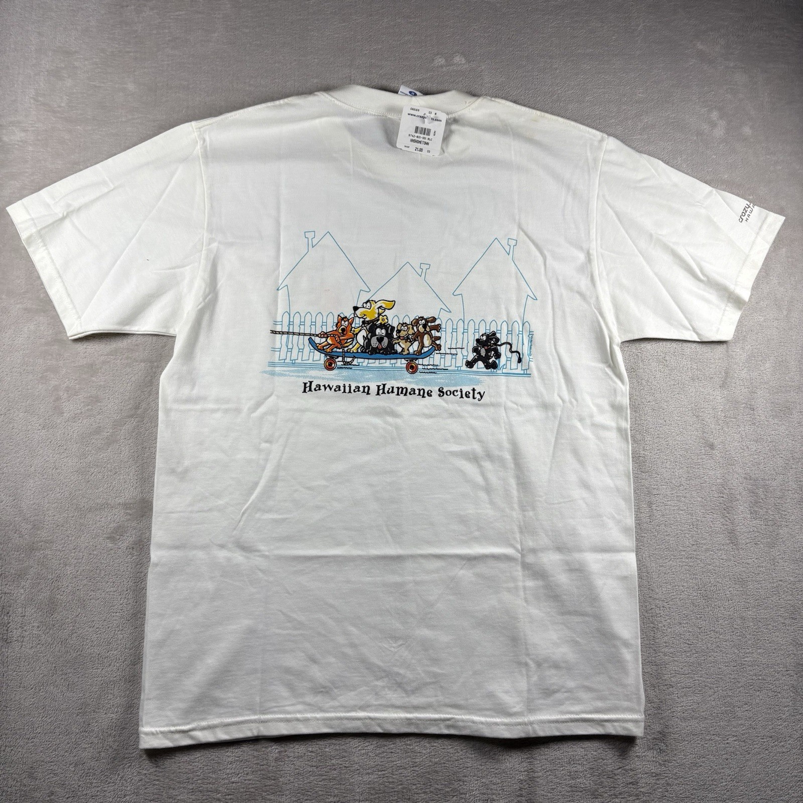 Vintage Crazy Shirts Adopt A Dog Hawaiian Humane Society Men’s M T-Shirt NWT#11A Vintage Crazy Shirts Adopt A Dog Hawaiian Humane Society Men’s M T-Shirt NWT#11A