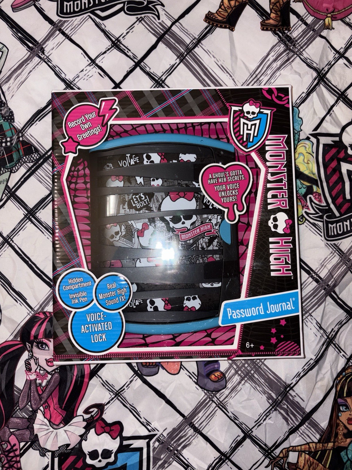 Mattel Monster High Voice Activated Lock Password Journal 2012 Real Sound Effect Mattel Monster High Voice Activated Lock Password Journal 2012 Real Sound Effect