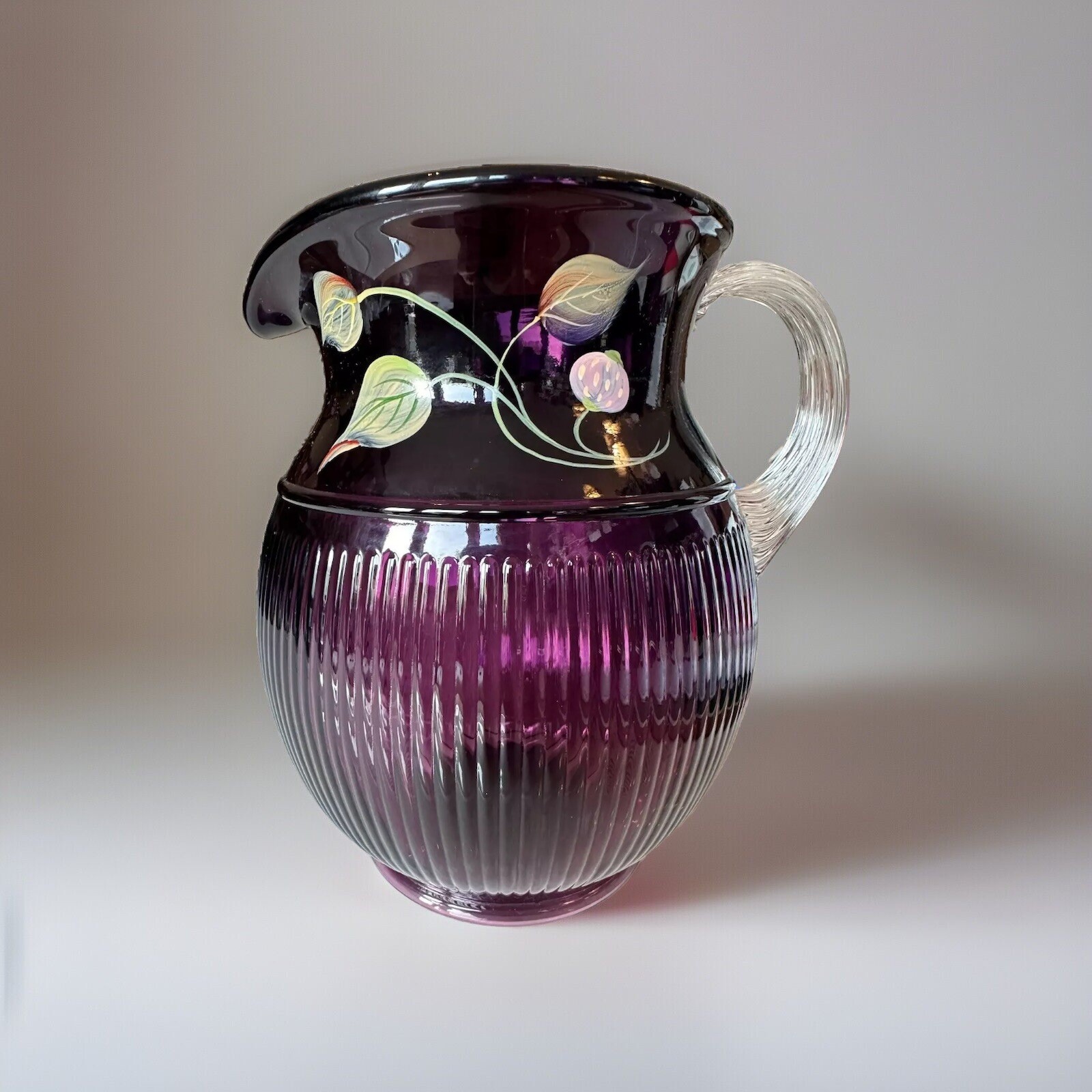 Fenton Art Glass Hand Painted \ Fenton Art Glass Hand Painted \