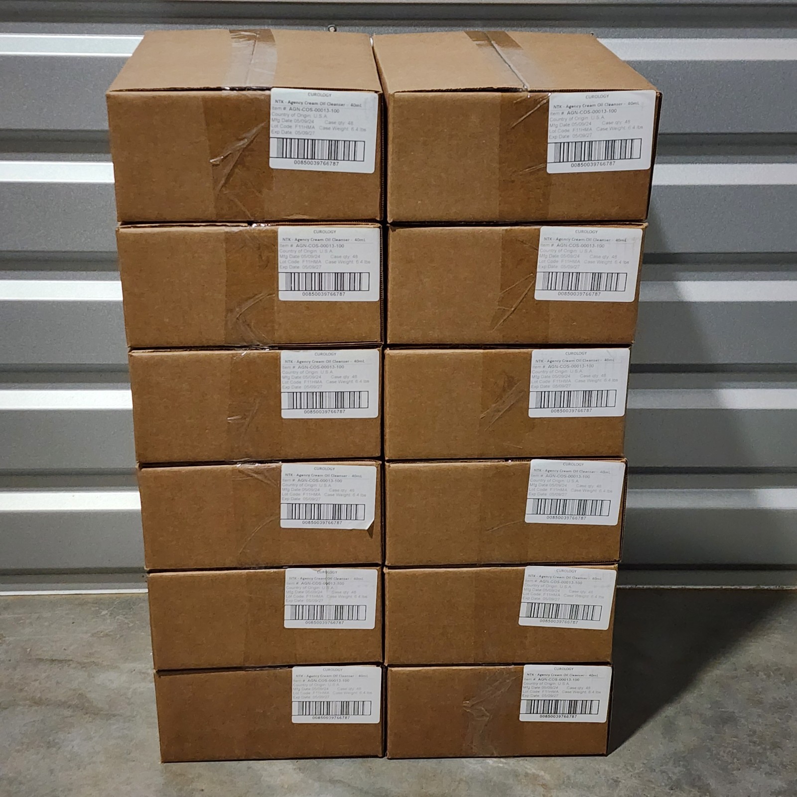 Agency Cloud Care Cream Oil Cleanser 1.4 fl oz Wholesale Bulk (Lot of 576 Count)