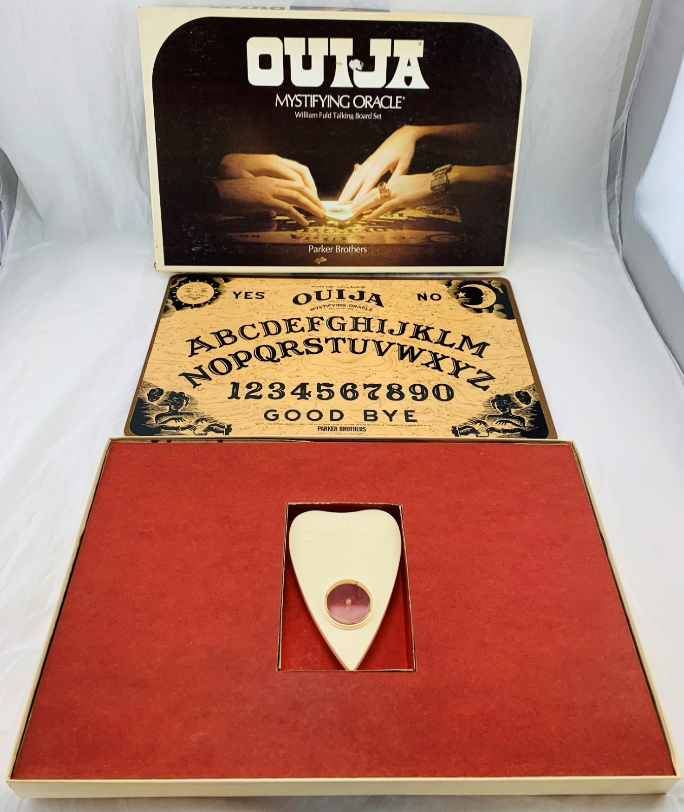 1972 Ouija Board William Fuld by Parker Brothers Complete Great Cond 