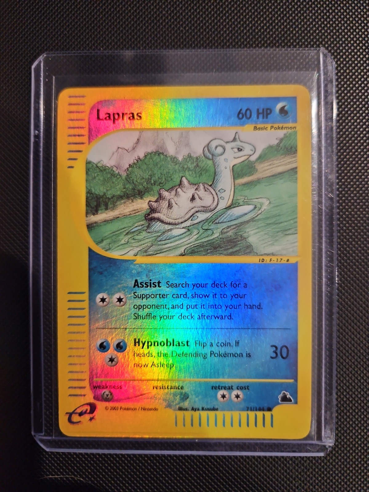 Pokemon TCG Lapras 71/144 Skyridge Reverse Holo MINT Pokemon TCG Lapras 71/144 Skyridge Reverse Holo MINT