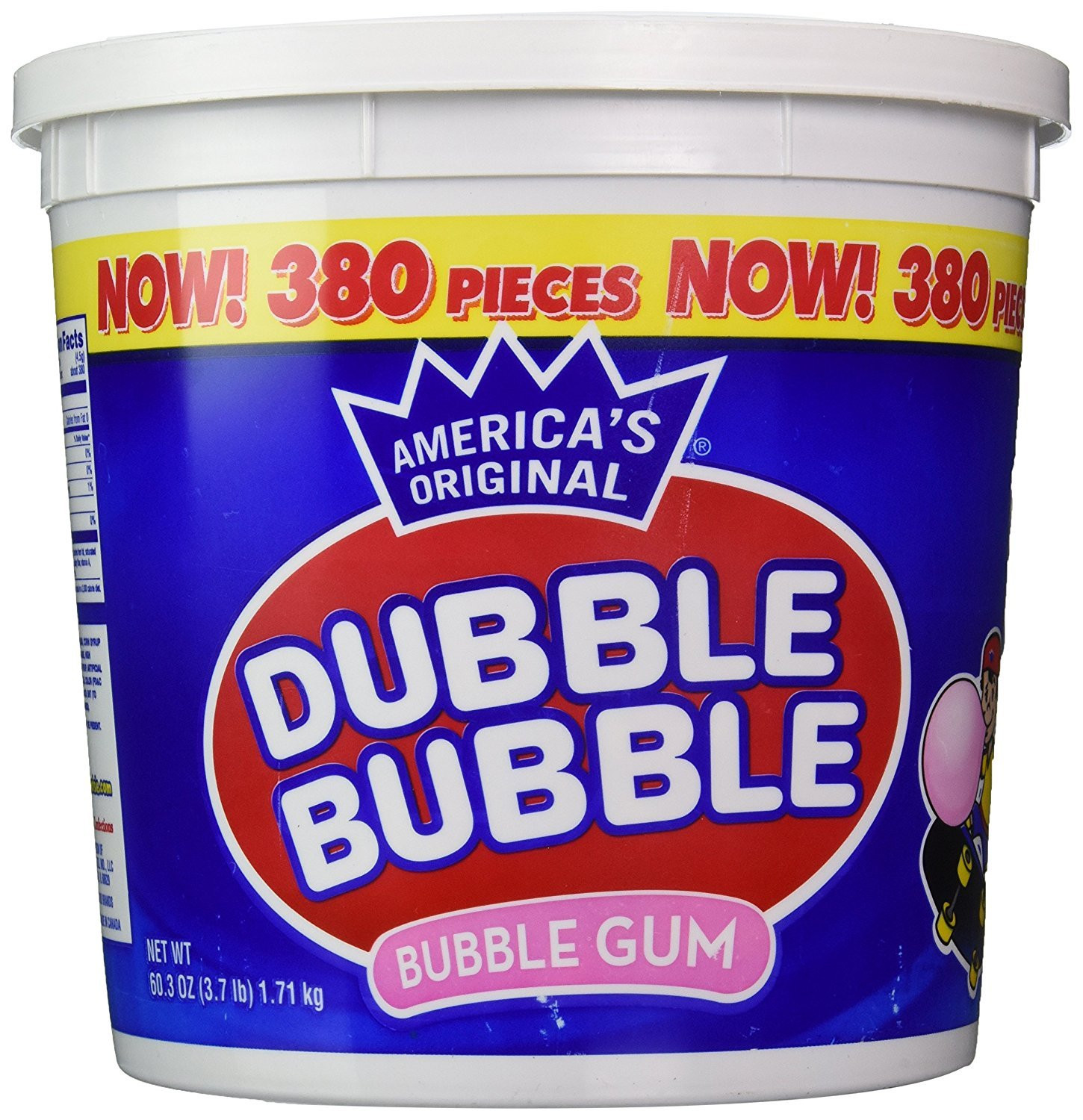 Tub, Original Flavor, 380-Count, 60.3 Oz(3.7 Lb)
