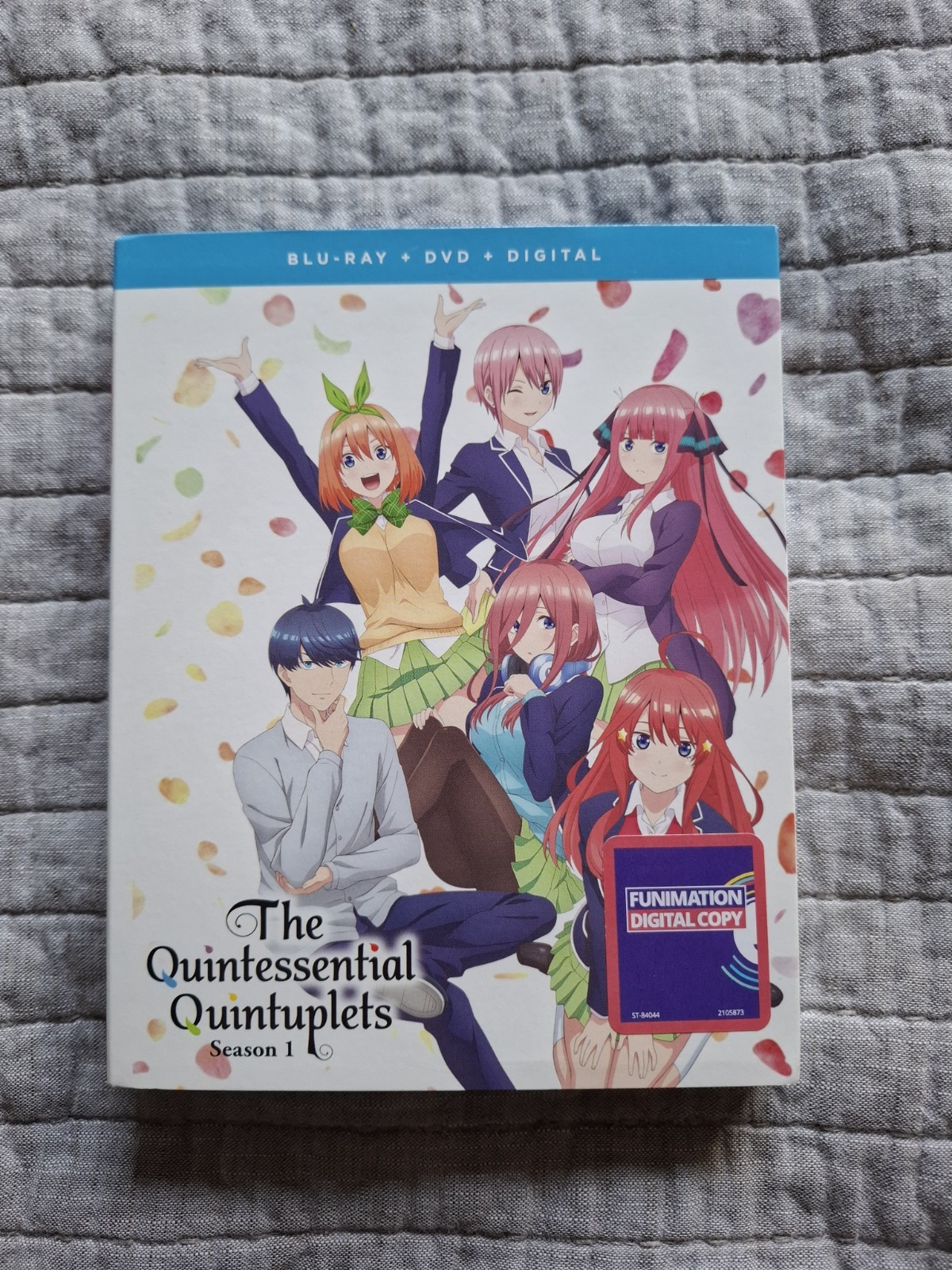 The Quintessential Quintuplets: Season 1 Blu-ray and DVD Funimation English Dub The Quintessential Quintuplets: Season 1 Blu-ray and DVD Funimation English Dub