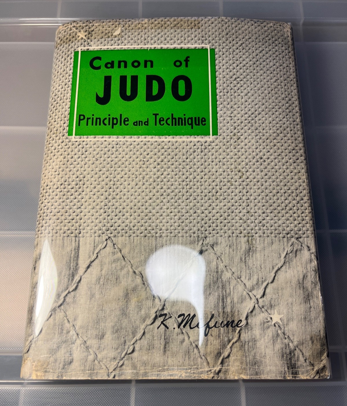 Rare 1956 Canon Of Judo Principle And Technique By Kyuzo Mifune