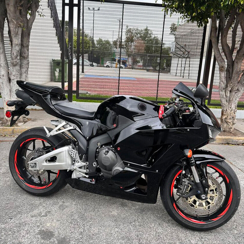 Fit for Honda 2013-2023 CBR 600RR Gloss Black Fairings ABS Injection Plastic Kit Fit for Honda 2013-2023 CBR 600RR Gloss Black Fairings ABS Injection Plastic Kit