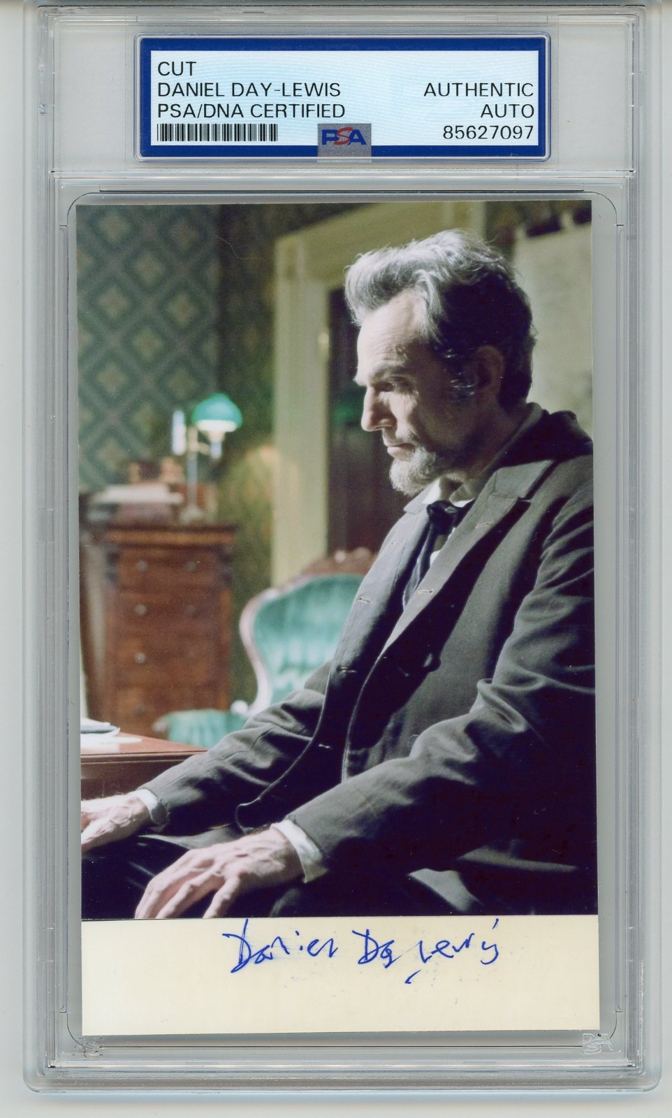 Daniel Day-Lewis ~ Signed Autograph Lincoln Authentic Signature~ PSA DNA Encased Daniel Day-Lewis ~ Signed Autograph Lincoln Authentic Signature~ PSA DNA Encased
