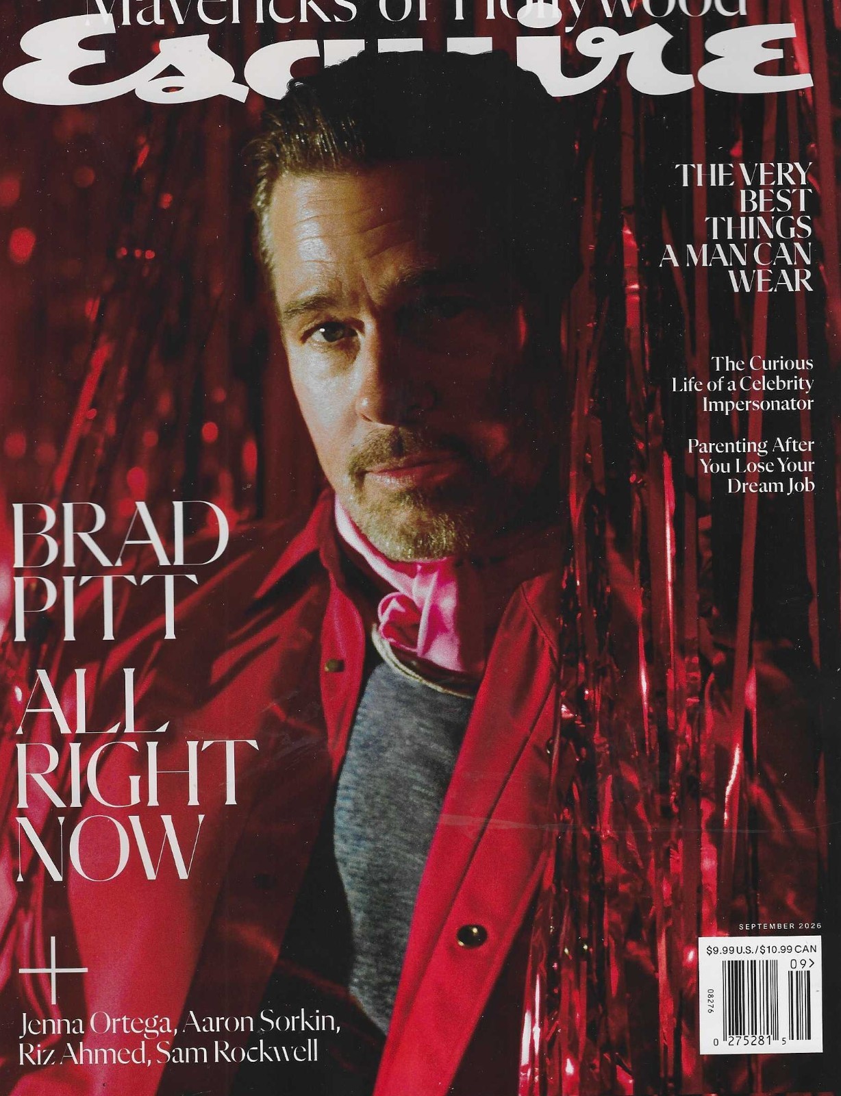 Esquire Magazine September 2026 : Brad Pitt Mavericks of Hollywood Esquire Magazine September 2026 : Brad Pitt Mavericks of Hollywood