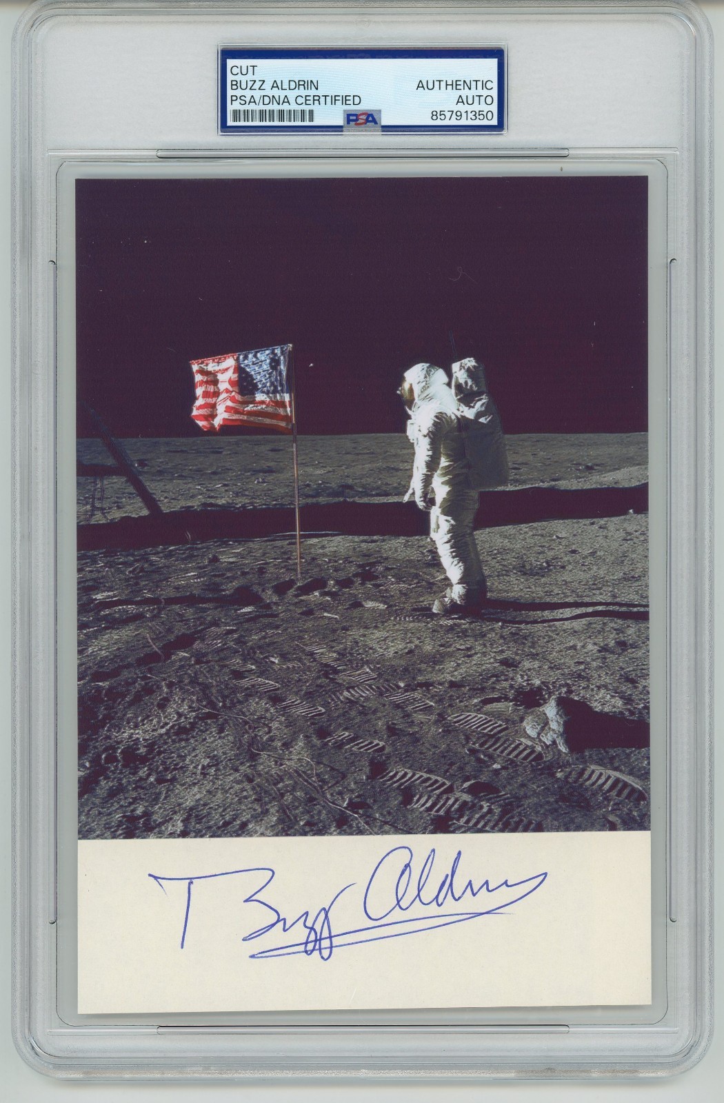 Buzz Aldrin ~ Signed Autographed Moonwalker Apollo 11 ~ PSA DNA Encased Buzz Aldrin ~ Signed Autographed Moonwalker Apollo 11 ~ PSA DNA Encased
