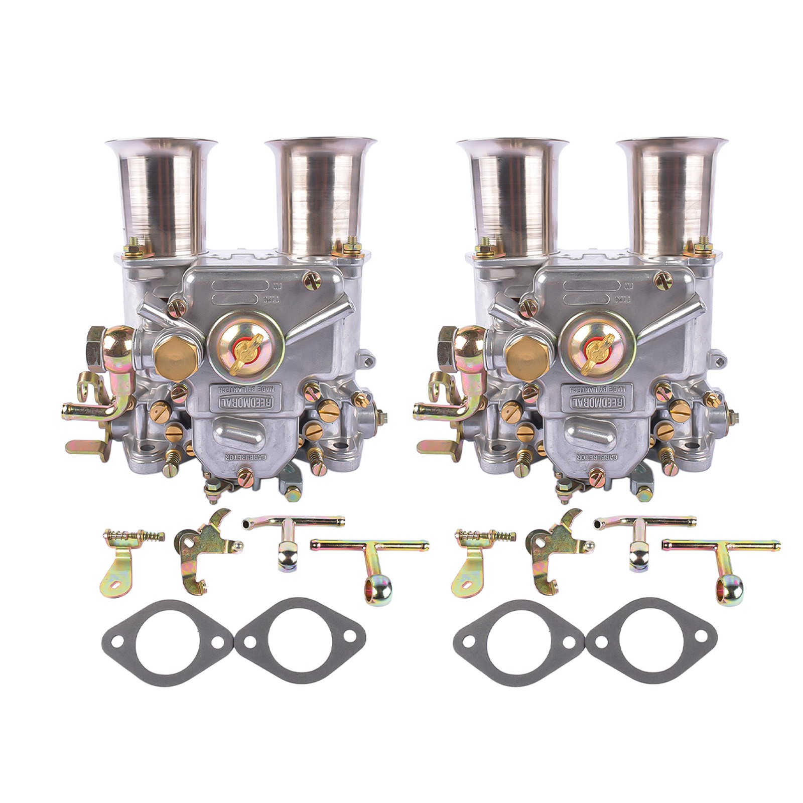 2X Carburetors Twin Choke for 45 DCOE Weber 152 4 Cyl 6 Cyl V8 Engines 19600.060