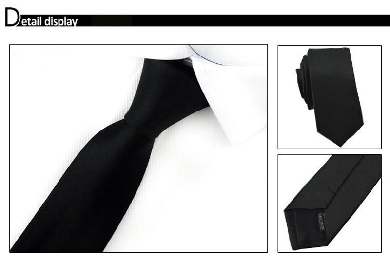 SKINNY NECK TIE Solid Casual Plain Slim Suit 2\ SKINNY NECK TIE Solid Casual Plain Slim Suit 2\