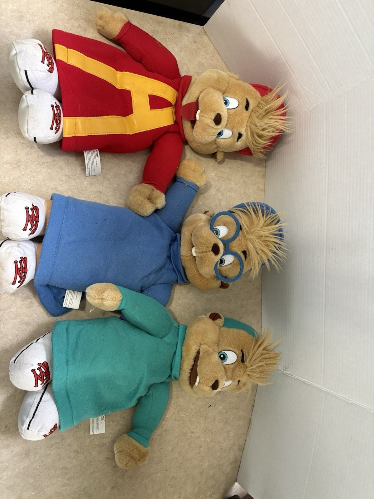 Alvin And The Chipmunks Alvin, Simon, Theodore Hand Puppets 1993 Alvin And The Chipmunks Alvin, Simon, Theodore Hand Puppets 1993
