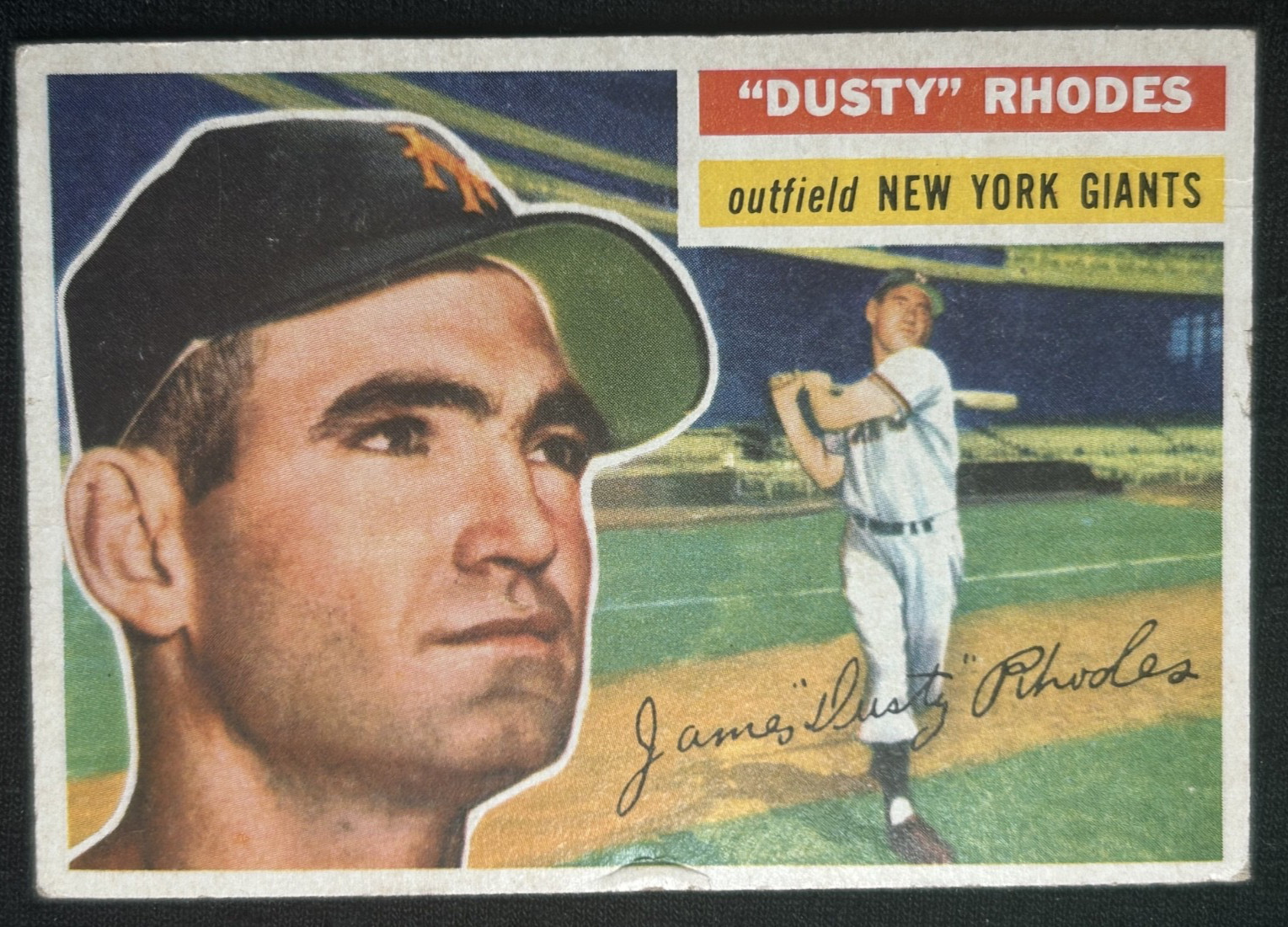 1956 Topps - Dusty Rhodes #50 EX/VG 1956 Topps - Dusty Rhodes #50 EX/VG