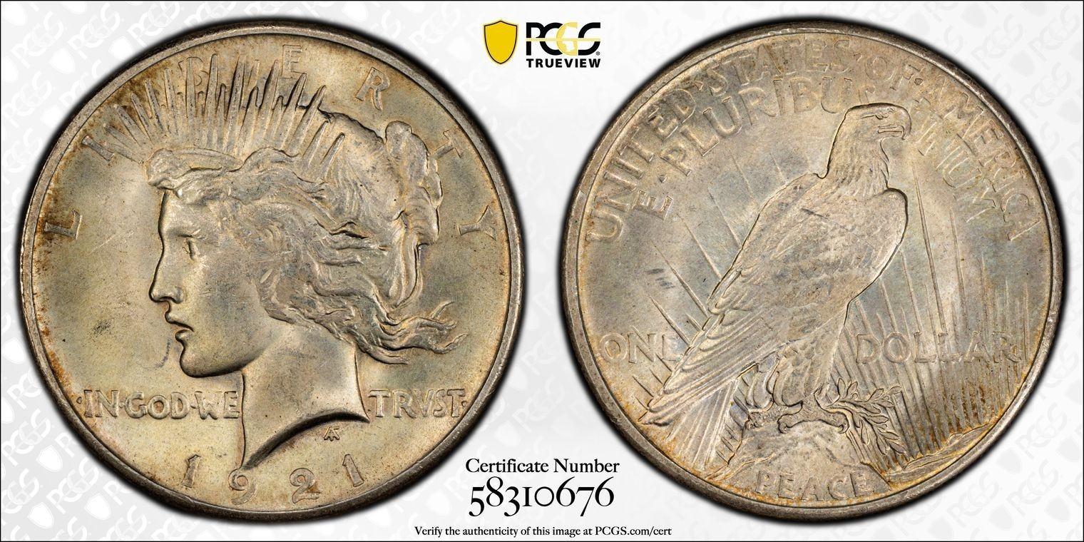 1921 PEACE DOLLAR HIGH RELIEF PCGS MS64 GREAT COIN** 1ST YEAR KEY*** 1921 PEACE DOLLAR HIGH RELIEF PCGS MS64 GREAT COIN** 1ST YEAR KEY***