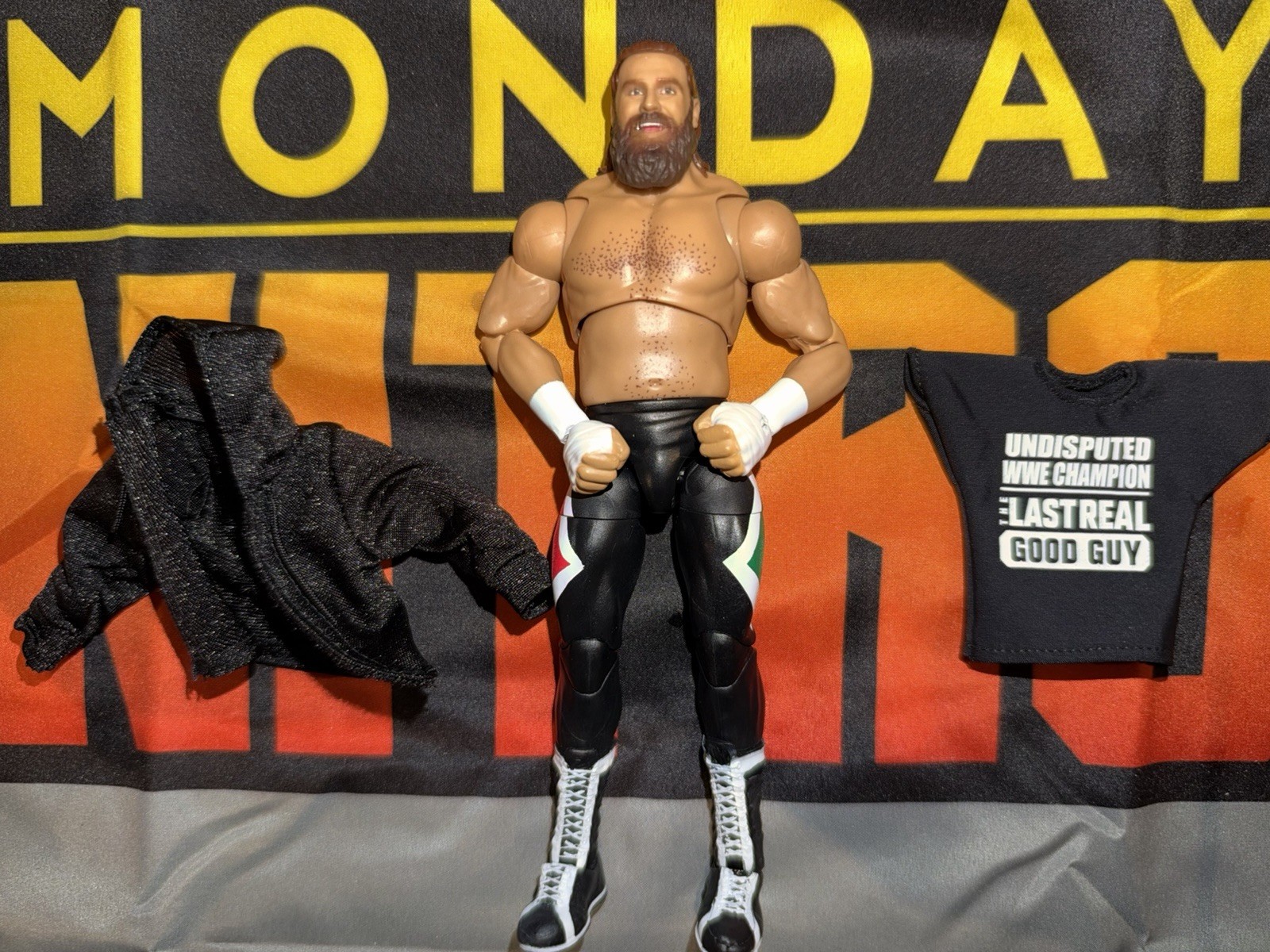 CUSTOM MATTEL WWE ULTIMATE EDITION WWE CHAMPION SAMMY ZAYN CUSTOM MATTEL WWE ULTIMATE EDITION WWE CHAMPION SAMMY ZAYN