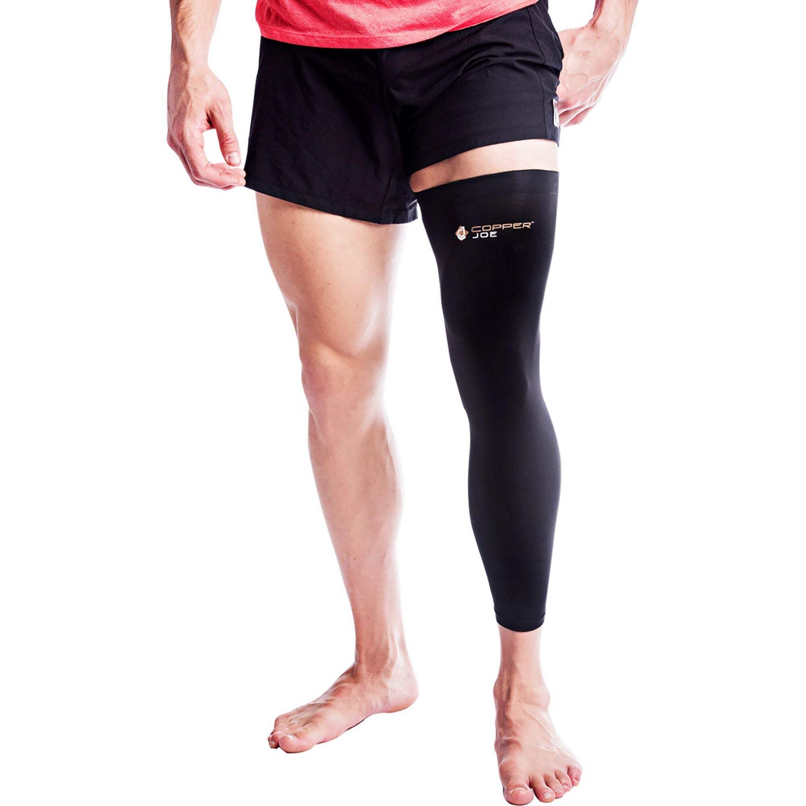 Copper Joe Full Leg Compression Sleeve Knee Calf Running Basketball Men Women