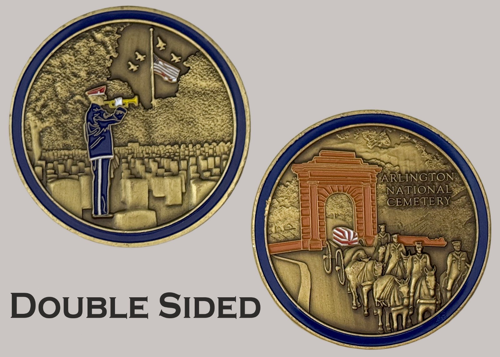 Arlington National Cemetery Taps Bugler Memorial Challenge Coin  J#41