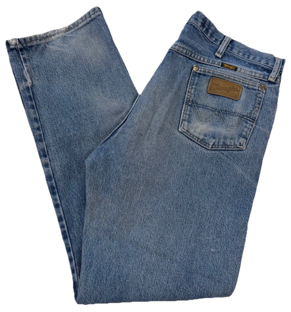 VTG Wrangler George Strait Collection Men’s Cowboy Cut Jeans 36x32 13MGSHD Blue