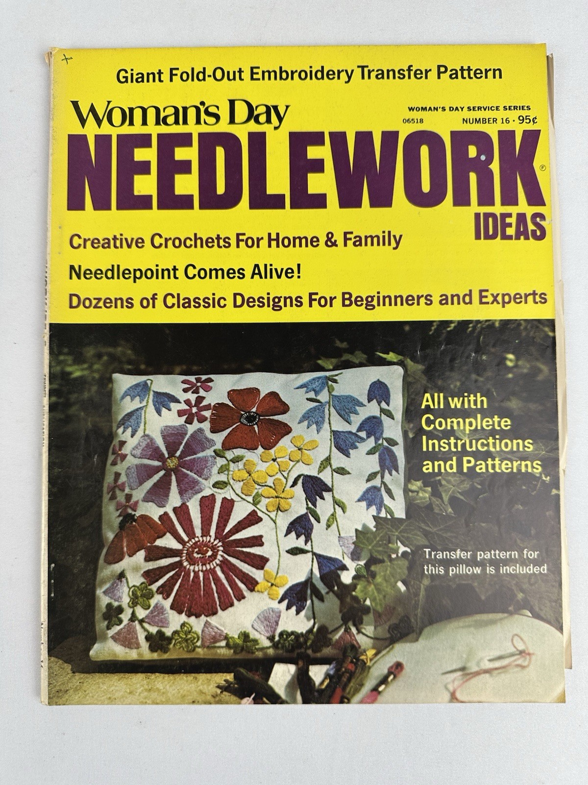 Vintage Woman\'s Day Needlework Ideas Magazine Number 16 1973 Craft Sewing