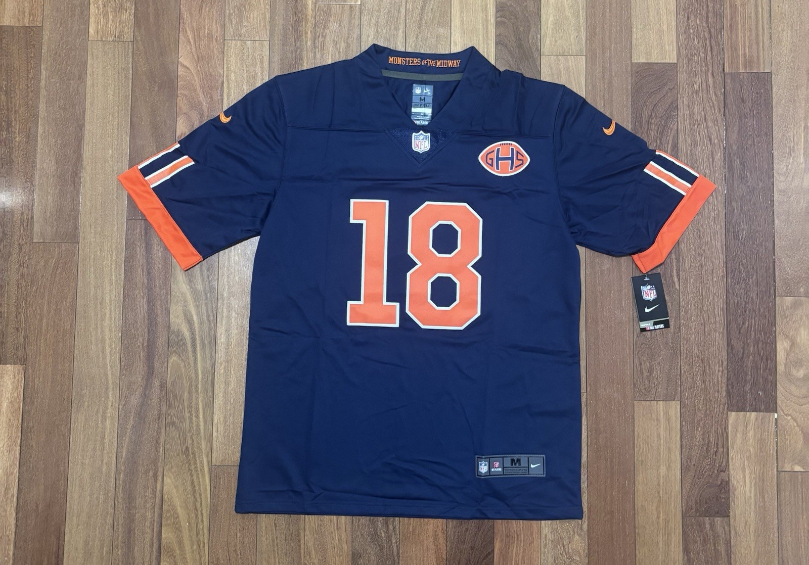 Men's Chicago Bears Caleb Williams Navy 2026 Rivalries Collection Game Jersey
