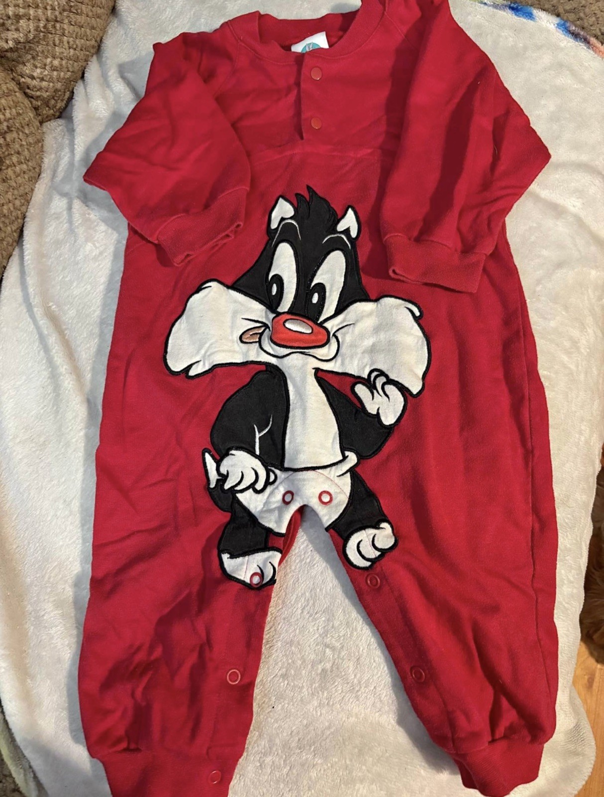 Vintage Looney Tunes 90s Sylvester Romper 18Months