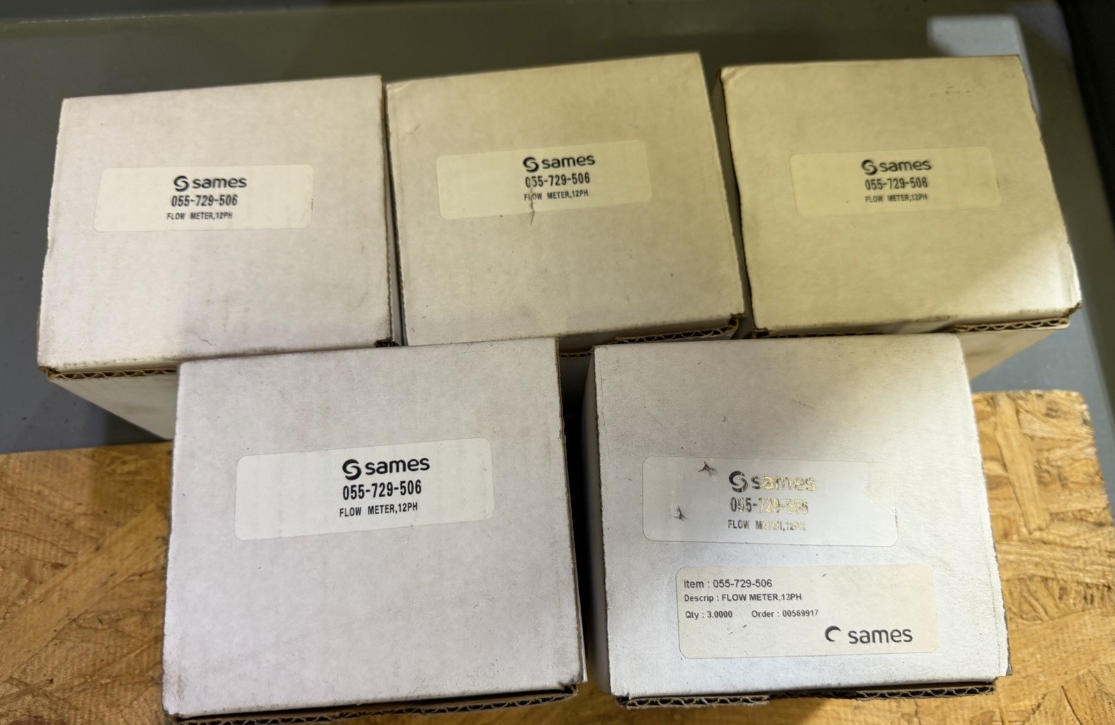 SAMES / Kremlin Flow Meter 12ph 055-729-506 NOS Qty 5 Volume Discount Applies