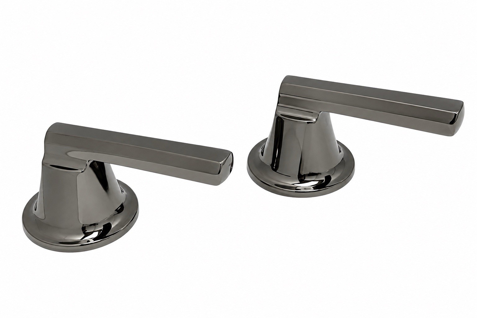 Brizo HL5397-BNX Levoir Widespread Low Lever Handle Kit - Brilliance Black Onyx