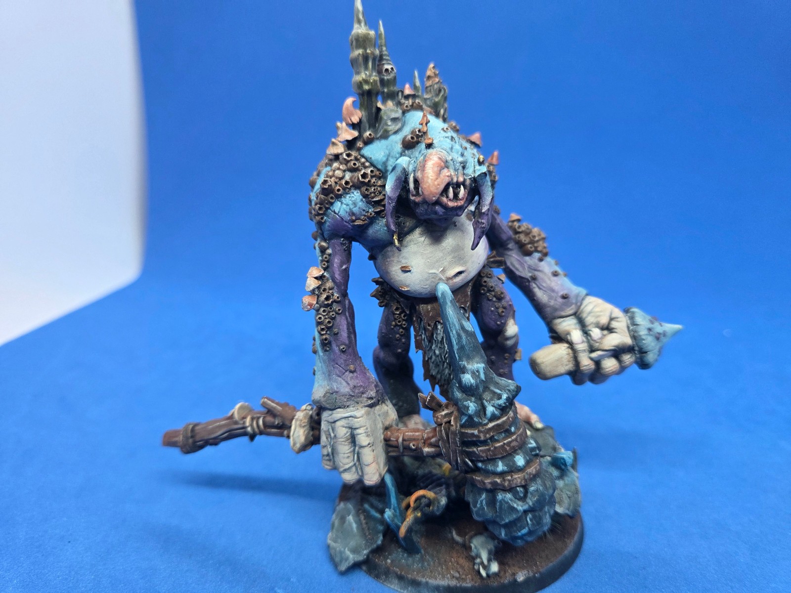 Warhammer Age of Sigmar Gloomspite Gitz Dankhold Troggboss Troggoth WELL PAINTED Warhammer Age of Sigmar Gloomspite Gitz Dankhold Troggboss Troggoth WELL PAINTED