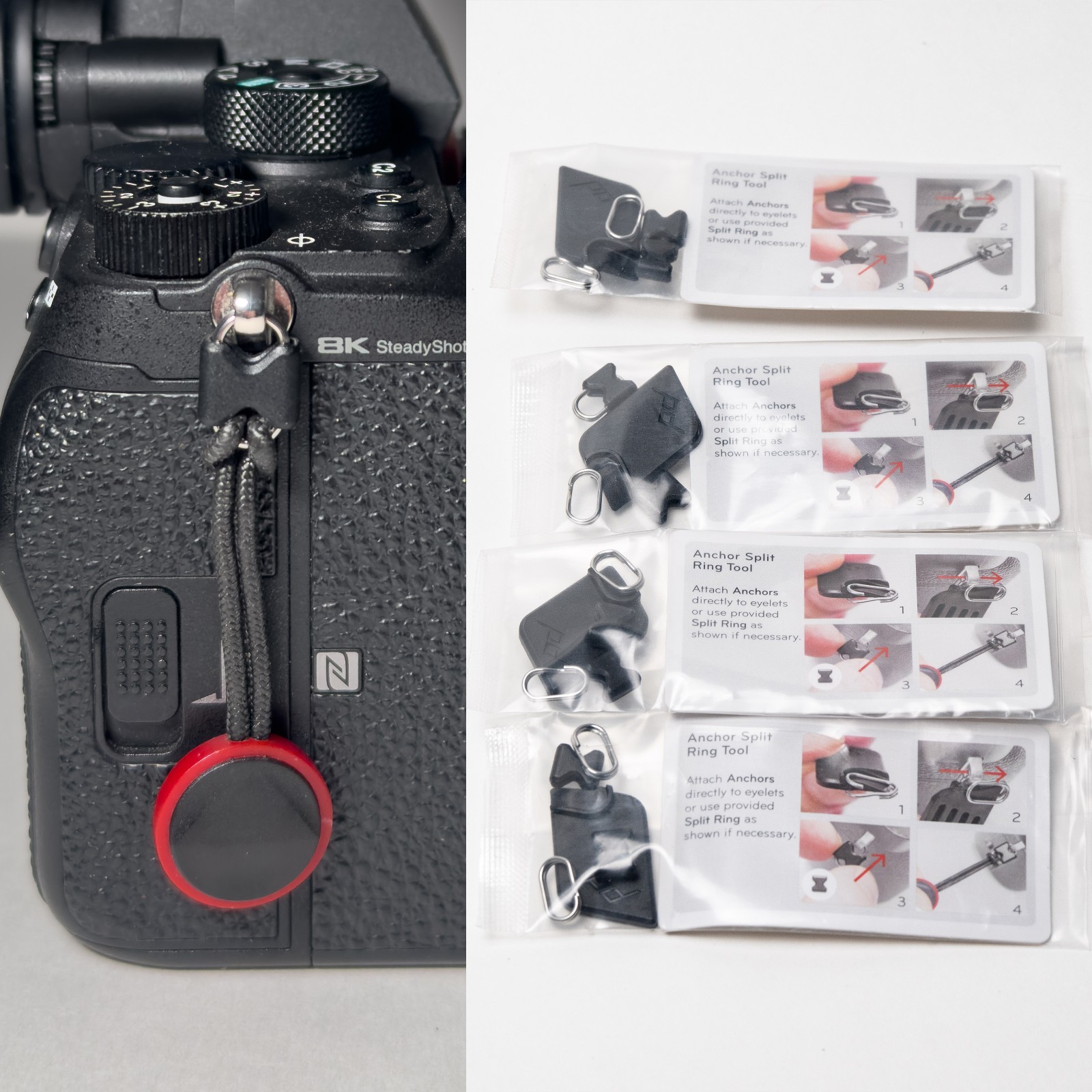 Peak Design Split Ring Mount Accessory Kit for Photo Camera / Anchors