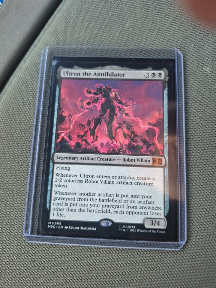 Magic The Gathering - Ultron the Annihilator - NM - MSC - #0668 Magic The Gathering - Ultron the Annihilator - NM - MSC - #0668