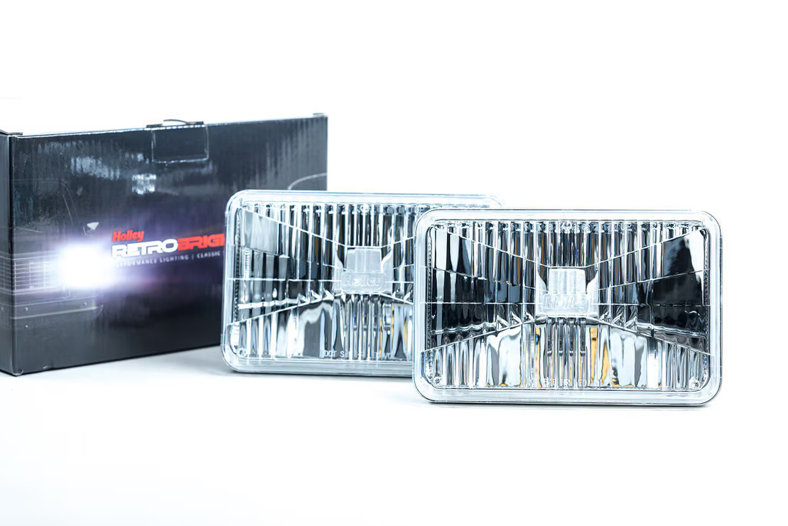 Holley LFRB140 Holley RetroBright Headlight: Modern White (4x6\
