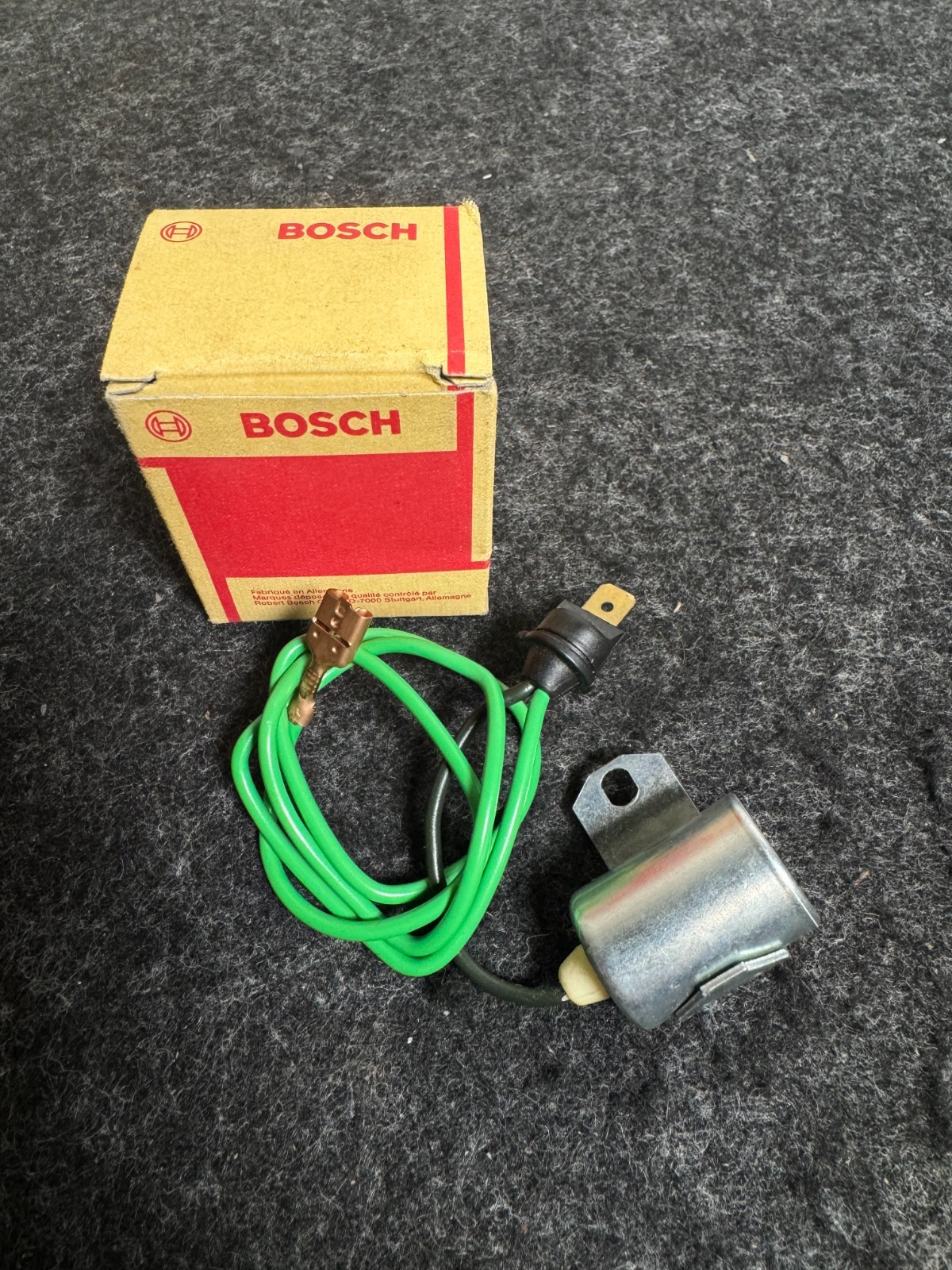 Genuine NOS Bosch Ignition Condenser 02069