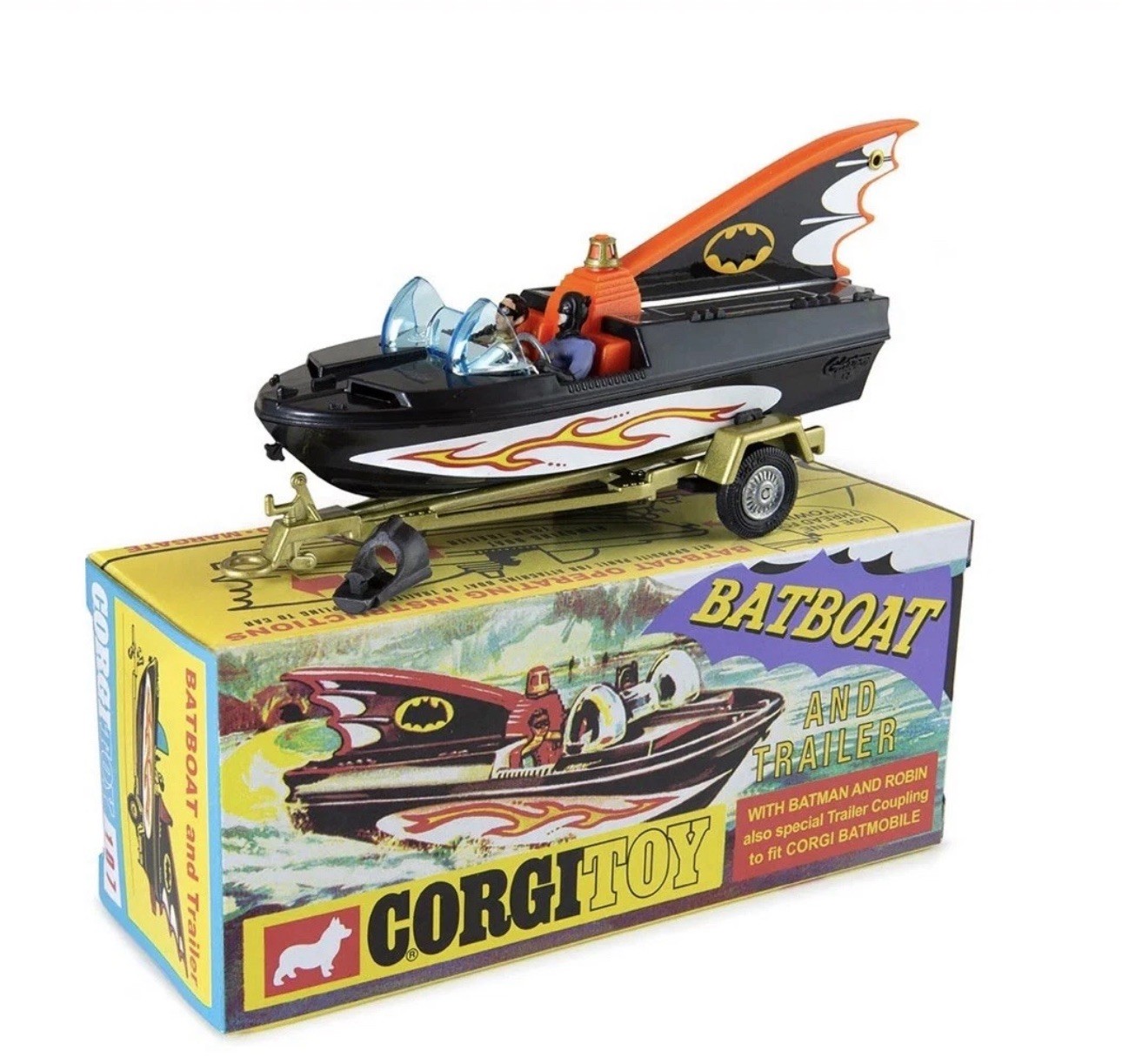 NEW 2025 Corgi Club Batboat 107 W/Trailer  