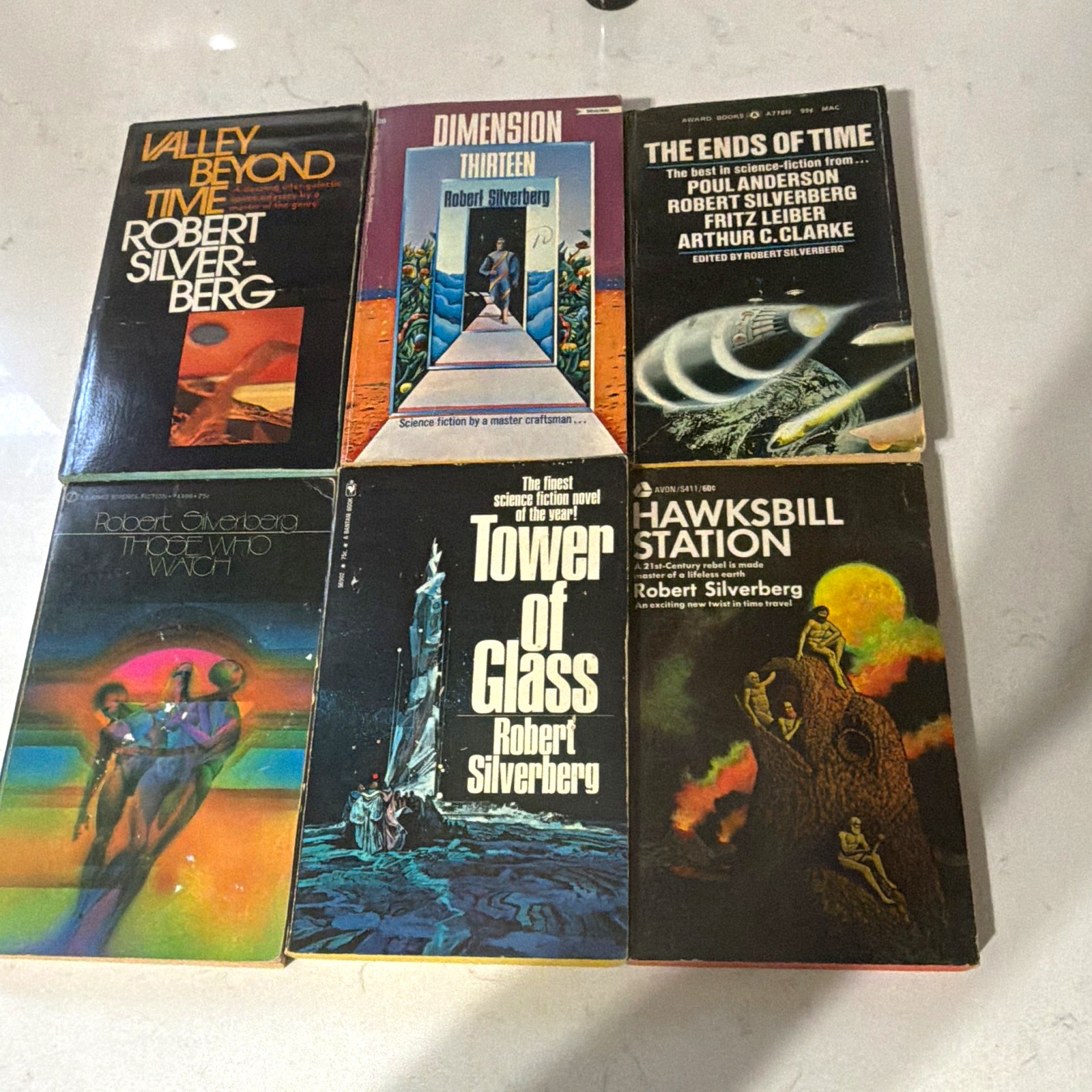 Robert Silverberg Sci-Fi Paperback Lot of 6: Dimension Thirteen & More Robert Silverberg Sci-Fi Paperback Lot of 6: Dimension Thirteen & More