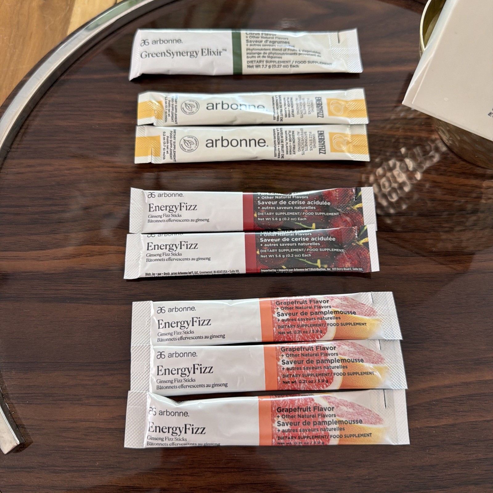 Arbonne Caffeine EnergyFizz Sampler 8 Sachets Arbonne Caffeine EnergyFizz Sampler 8 Sachets