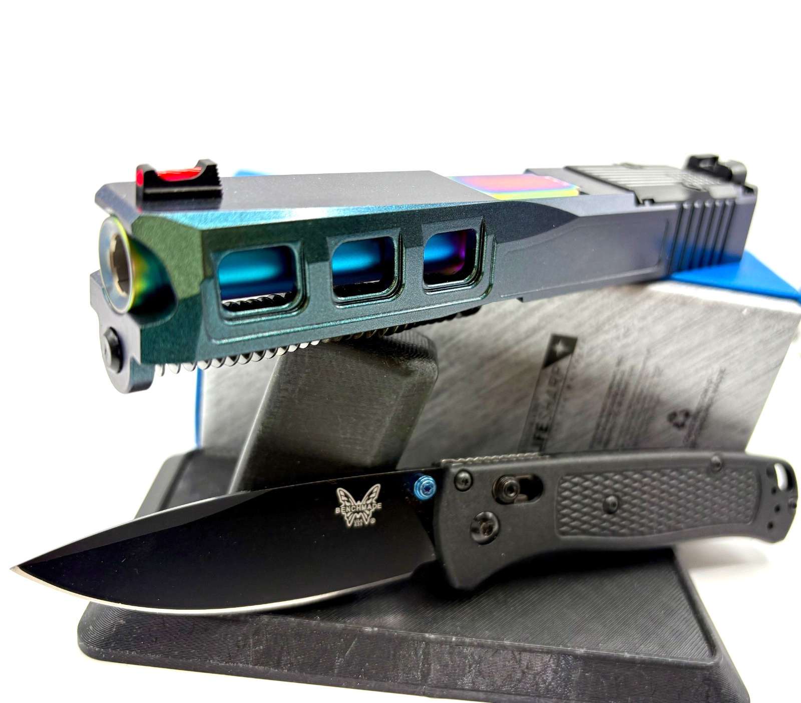 Custom GunCandy Slide For Glock 19 Gen 3 RMR Cut Complete G19 Upper +FREE KNIFE