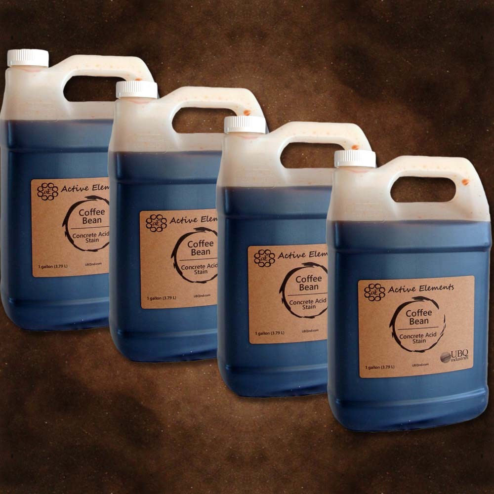 Acid stain for concrete pack of 4 bulk Lot 10 stain colors available 