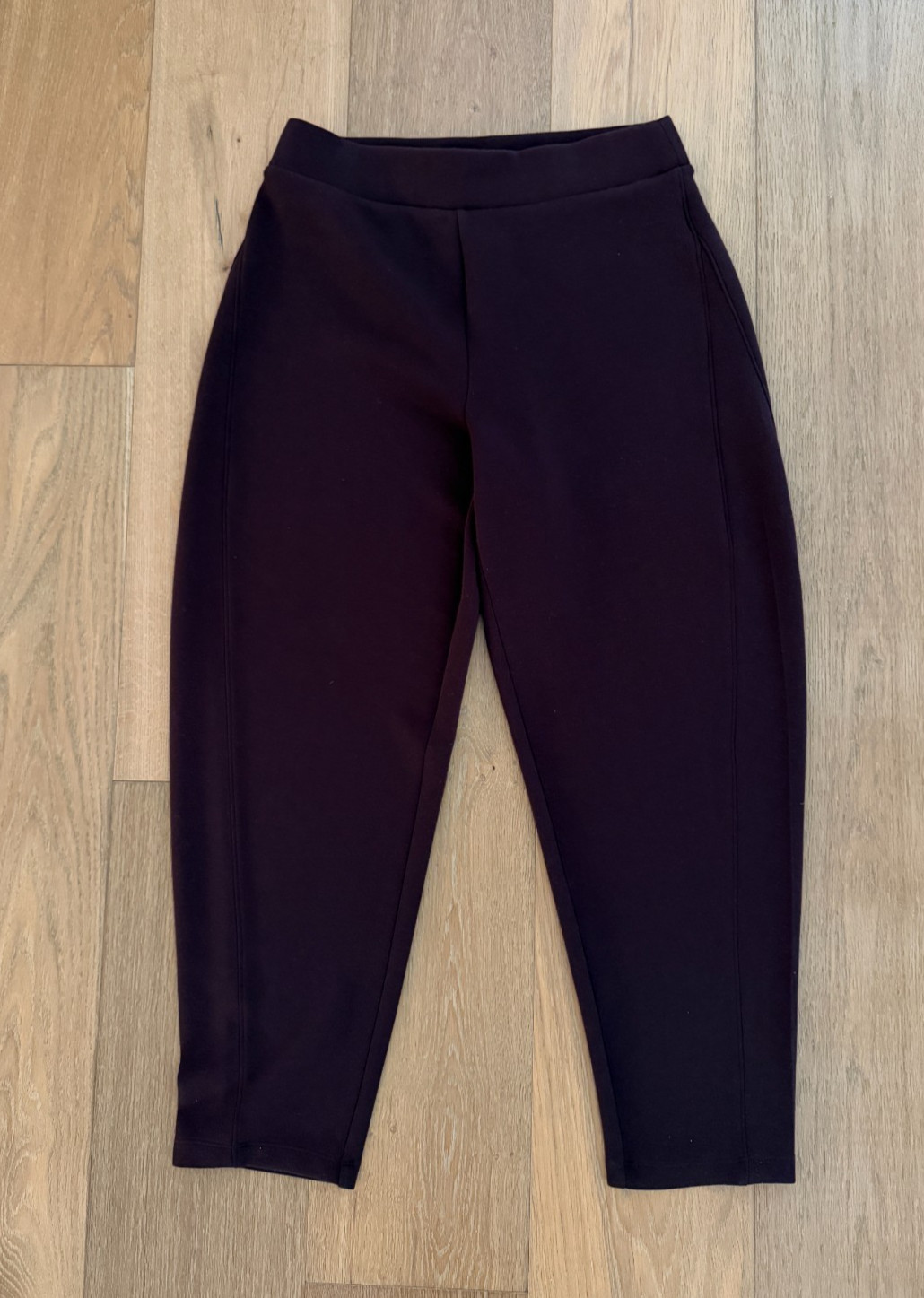 SPANX AirEssentials Barrel Leg Pant Dark Brown Neutral Fall Sz Medium