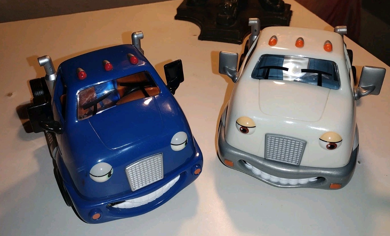 Lot Of 2 Vintage Chevron Cars Travis Tanker#38 Cary Carrier#14 (No Trailers)