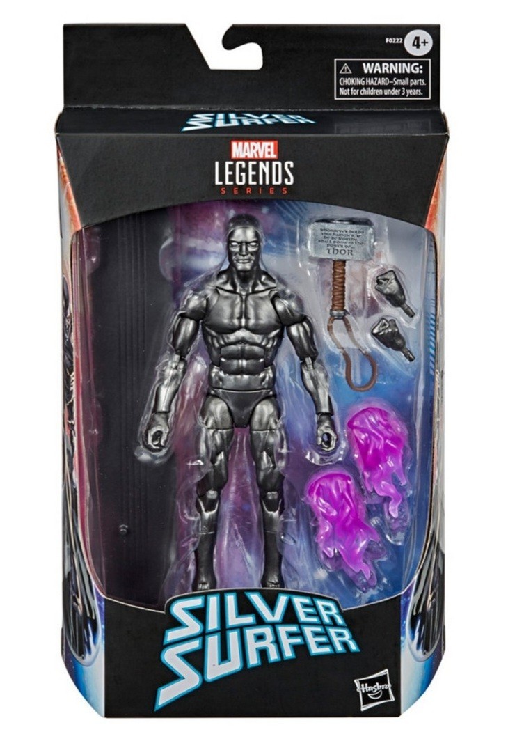MARVEL LEGENDS  SILVER SURFER EXCLUSIVE IN HAND 