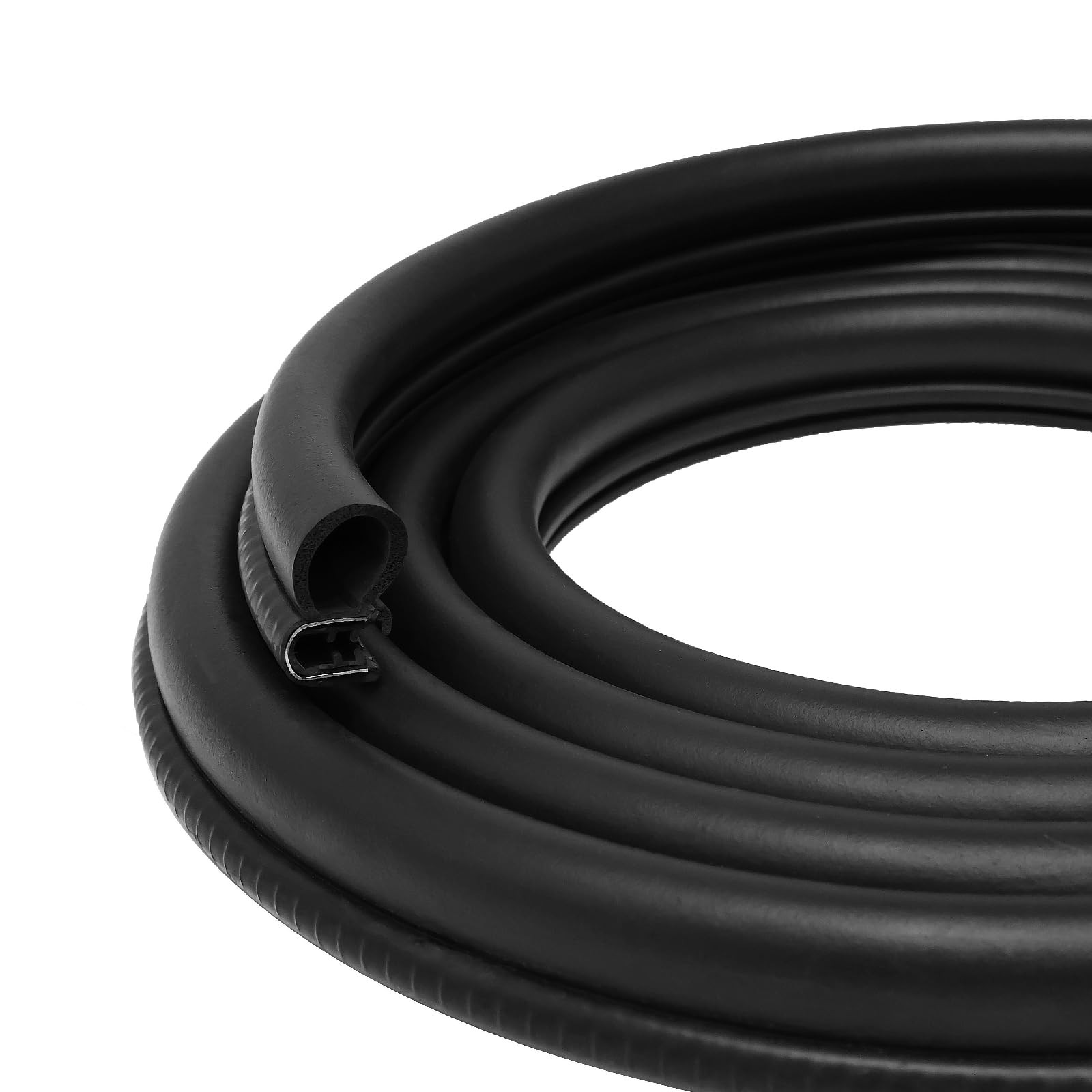 Automotive Door Weather Stripping 20Ft Side Bulb Car Seal