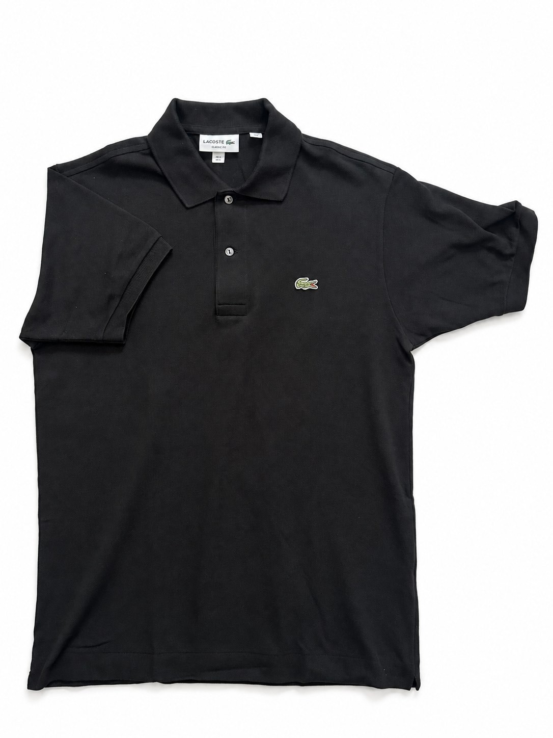 Lacoste Men\'s Classic Fit Pique Polo Shirt Black Size S FR 3 NWOT Lacoste Men\'s Classic Fit Pique Polo Shirt Black Size S FR 3 NWOT