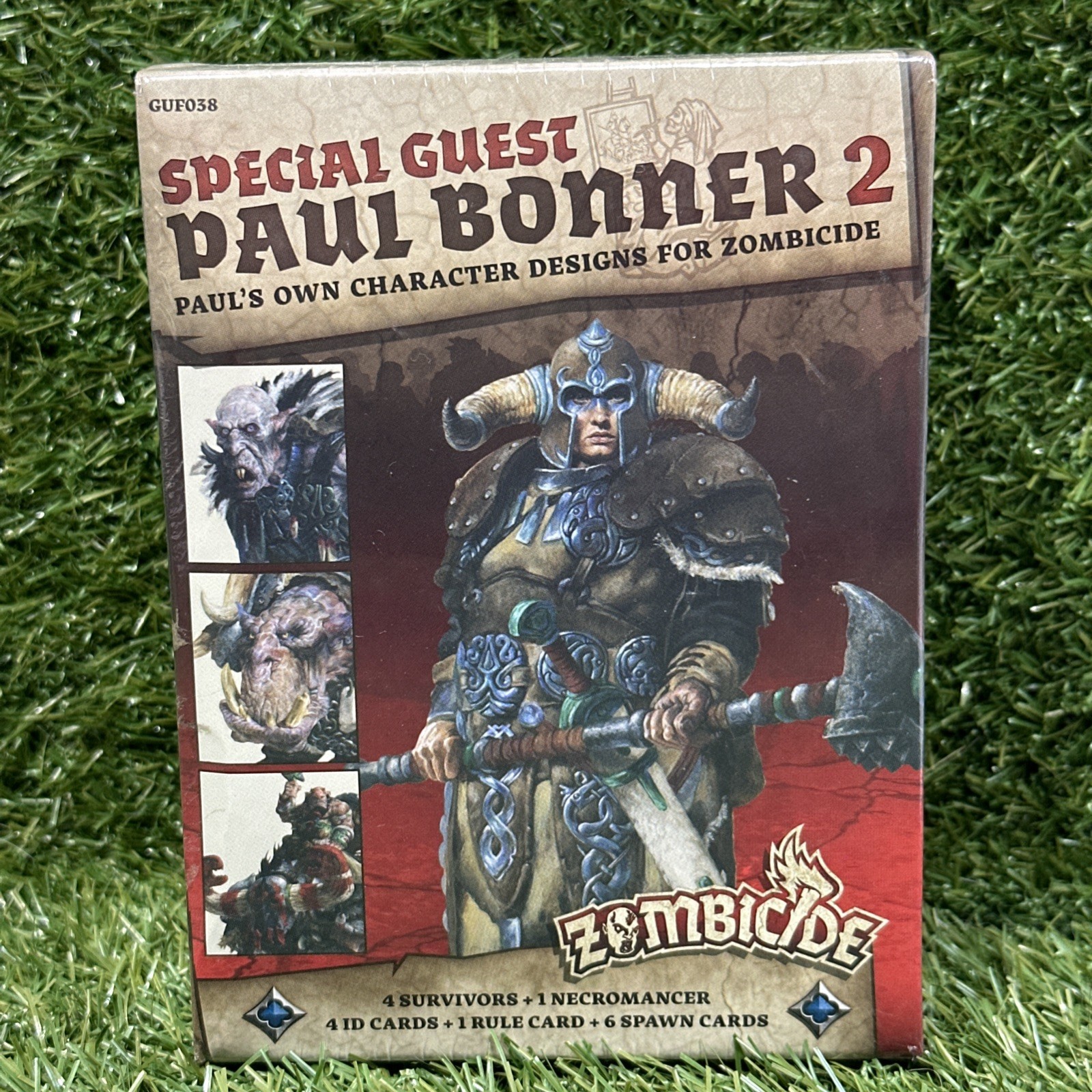 Zombicide Black Plague CMON Boardgame Special Guest Artist Box Paul Bonner 2