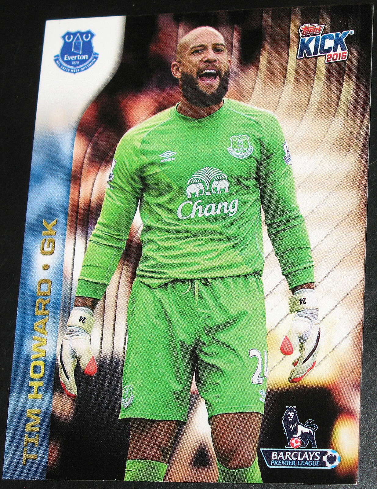 2015-16 Topps Premier Gold Tim Howard KICK Promo Cards 2016 # 1/20 Limited