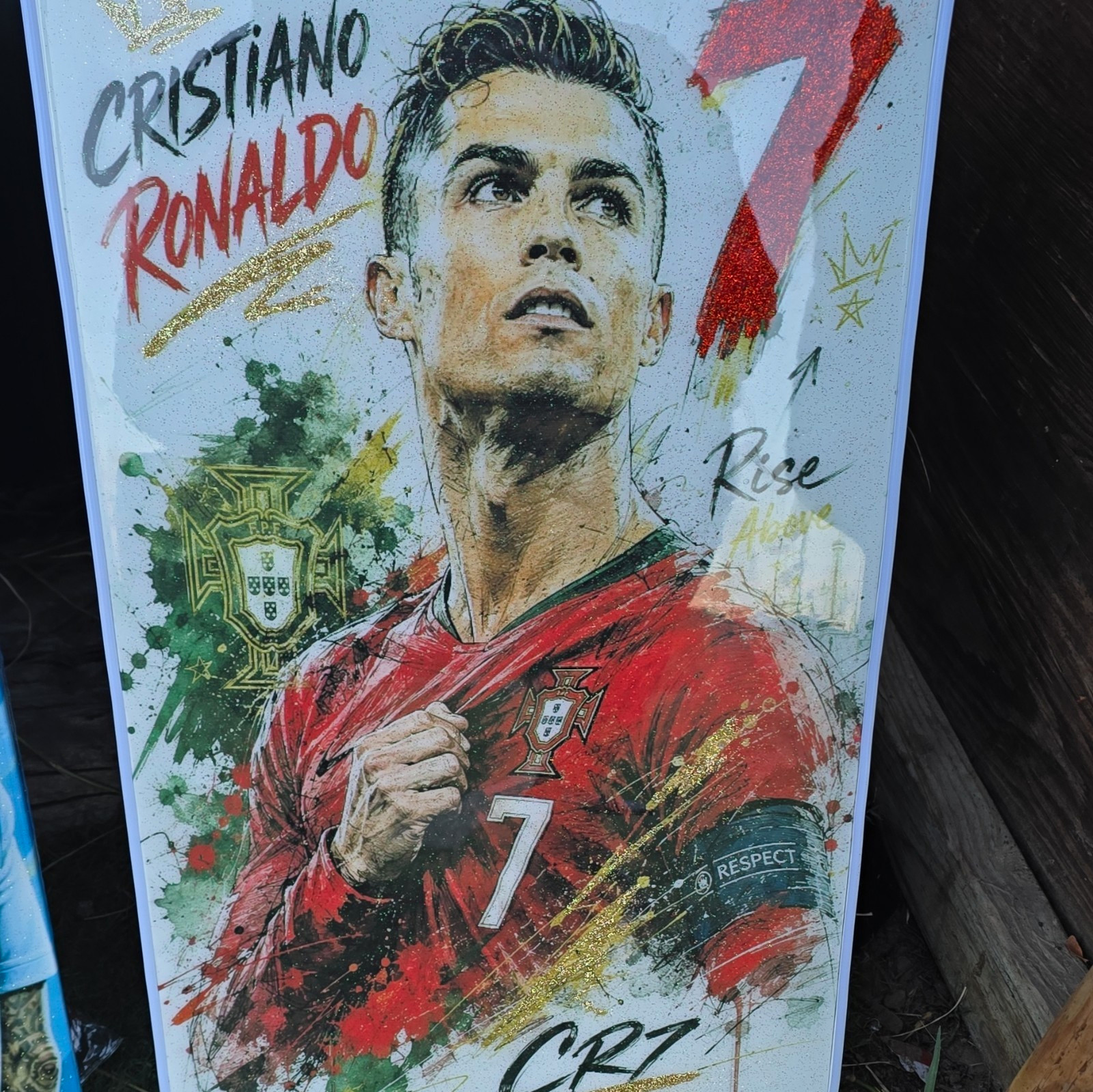 Cristiano Ronaldo CR7 #7 Portugal Soccer Poster Print \