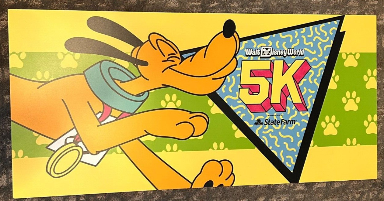 Walt Disney World Run Disney 2022 Weekend 5K 47” x 22
