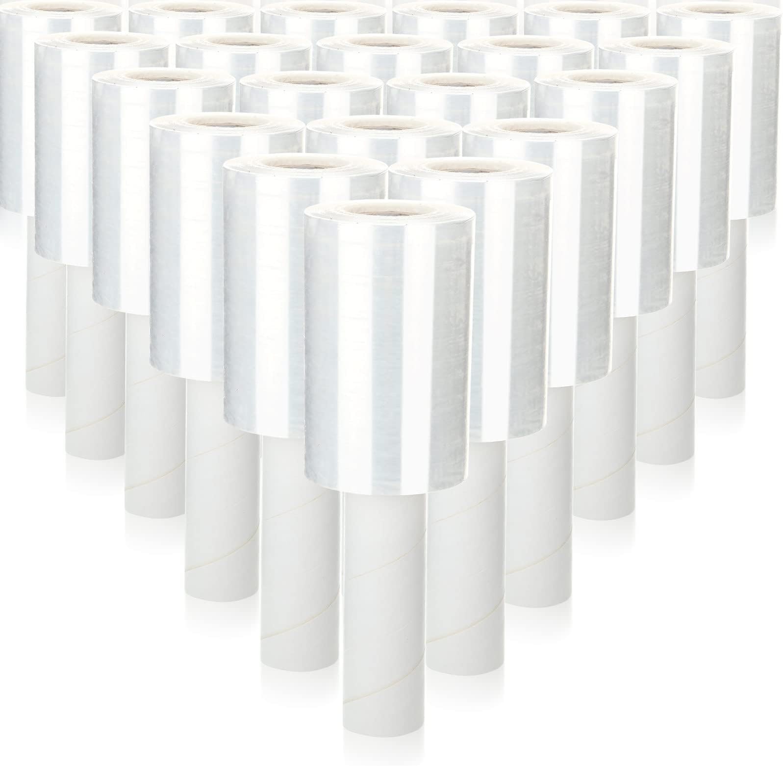 Sherr 20 Pack Mini Hand Shrink Wrap Stretch Film Roll 5 In x 800 Ft, Clear